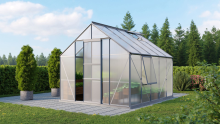 Vitavia Meridian 1 serre   8,3m²   met 6 mm polycarbonaat   Aluminium