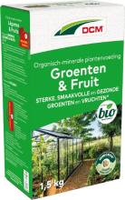 DCM meststof voor groenten & fruit – 1,5 kg – voor 10 m²   bio