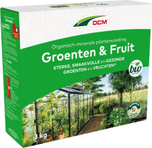 DCM meststof voor groenten & fruit – 3 kg   voor 18,75 m² – bio