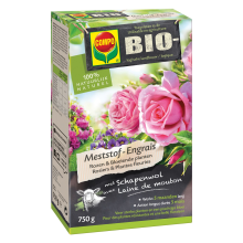 Compo meststof voor rozen & bloeiende planten   750 g   bio