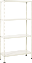 Practo Home metal rack 103 wit   Metalen opbergrek   30x75x150cm