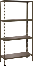 Practo Home metal rack 103 zwart   Metalen opbergrek   30x75x150cm