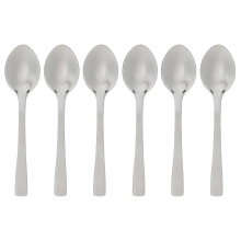 Secret de Gourmet moka Lepels   Set van 6   L. 9,5 Cm x B. 2 Cm Dikte: 1 mm