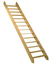 Escalo molenaarstrap   Hout   80cm   sectie: 28 x 200 mm