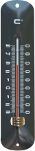 Nature Muurthermometer   metaal antraciet