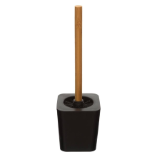 5Five Natureo Toiletborstel met houder   Bamboe/Zwart   45 cm