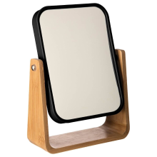 5Five Natureo Make up en Scheerspiegel   16 x 6 x 22 cm   Zwart   Draaibaar