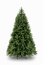 Famiflora Nordmann kunstkerstboom   180 cm   groen   Diameter 122 cm   1.005 Tips   metalen voet