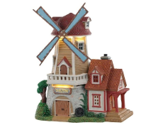 Lemax   'Olde Stone Mill'   Verlicht gebouw met animatie   Inclusief adapter