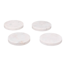Secret de Gourmet set van 4 Marmeren Glazen Dessertborden met een Diameter van 10 cm