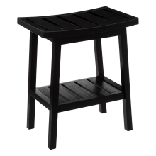 5Five Douchekrukje Bamboe   L40xB25xH46 cm   Zwart   Tot 80kg