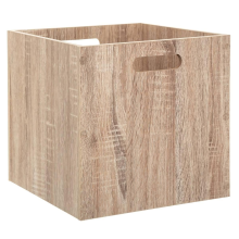 5Five Opbergmand Vakkenkast   Houteffect Naturel   31x31x31 cm   29 Liter