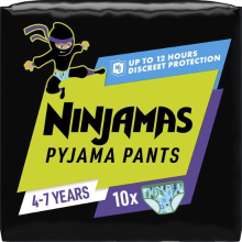 Pampers Ninjamas Pyjama Pants maat 7   10 stuks   17 30KG   Luierbroekjes voor 4 7 jaar