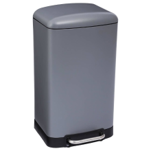 5Five Ariane Pedaalemmer   30 Liter   Grijs   Metaal
