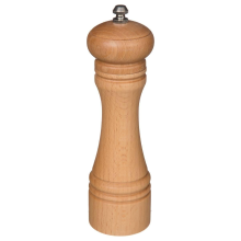 5Five Houten peper  en zoutmolen   Beige   22 cm   Verstelbaar maalsysteem