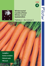 Horti Tops Pilstar Pillenzaden Wortelen zaden   Winter Flakkée