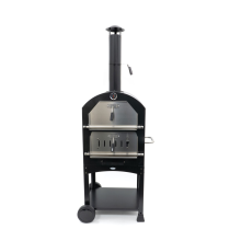 HEAT Pizzaoven Ovnhus   Houtgestookt met Barbecue Grill   161 cm