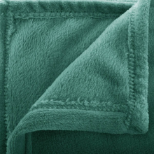 Atmosphera plaid Flanel Uni 130x180cm   Groen