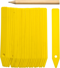 Nature steeketiket   10cm   25 stuks   met potlood