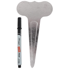 Esschert Design plantenstekers + stift set van 6   LxBxH: 10,5x2x19,3cm