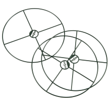 Nature Plantensteun   Diameter 40cm   3 stuks   rond