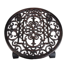 Esschert Design planttrolley   gietijzer   Diameter 29cm