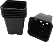 Nature stekpotjes   9cm x 9cm x 9,5 cm   set van 7 stuks