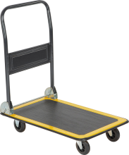 Practo Tools plateauwagen staal 150kg donkergrijs   Transportkarren   72x46x82cm