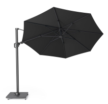 Platinum Sun & Shade Platinum premium zweefparasol 'Challenger T2'   Faded Black   Diameter 350cm
