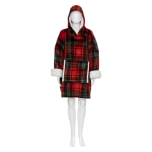 Atmosphera poncho plaid 'Tartan'   Rood