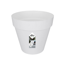 Elho bloempot Loft Urban Rond 30   Wit (Wit)   Diameter 29 x H 26 cm