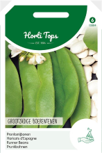 Horti Tops Pronksnijbonen zaden   Grootzadige Boerentenen   100g