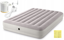 Intex Luchtbed Twin Comfort 'USB fill'   203x152x30 cm   Met USB pomp