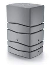 Prosperplast Waterform aqua tower grijs   Regentonnen   57,3x77,5x115cm   450 liter