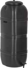 Practo Garden classic 100 l zwart   Regenton   32x36x95,2cm   100 liter