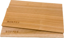 BonFeu FlavorBoard Cederhouten Rookplankjes   Set van 2   25x14x1 cm