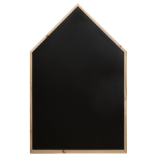 Atmosphera zwart Kinder Schoolbord   Sparrenhouten Frame   MDF Paneel   75,3 x 3 x 116,2 cm