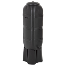 Practo Garden Classic regenton 100 liter   Classic zwart   Inclusief accessoires