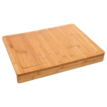 5Five Bamboe Snijplank   45x34 cm   Met Sapgroef & Antislip Stoprand