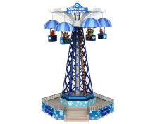 Lemax   'Snowflake Paradrop'   Verlichte Sights & Sounds met animatie   Inclusief adapter