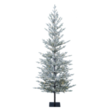 A Perfect Christmas Snowy Jersey verlichte kunstkerstboom   180 cm   Wit geflockt   Diameter 70 cm   1470 tips   200 ledlampjes (warm wit)   Besneeuwd/Frosted