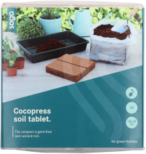 SOGO cocopress tablet   10 liter   18cm x 18cm