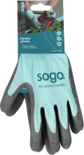 Sogo Tuinhandschoenen maat 8   Superflexibele handschoenen voor precisiewerk in de tuin   Uitstekende grip en ventilatie   IJsblauw met grijs