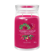 Yankee Candle geurkaars   Sparkling Winterberry   Signature Large Jar