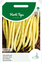 Horti Tops Lage Stamslabonen zaden   Gondola   Wasboon witzadig   100g