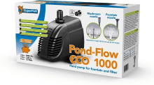 Blokker.Nl SuperFish Pond Flow Eco 1000 Vijverpomp   1000 L/h   12W   Inclusief sproeikoppen