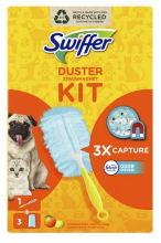 Swiffer Duster Startset voor Huisdieren   Inclusief Navullingen   Ambi Pur Geur