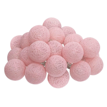 Atmosphera Lichtslinger “Tara” 20 Bollen diameter 6 cm   Lichtroze   Binnen   LED