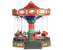 Lemax   'The Sky Swing'   Verlichte attractie met animatie & muziek/geluid   Inclusief adapter