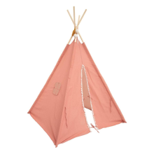Atmosphera Tipi Speeltent – Berlingot – 120 x 120 x 160 cm – Zalmroze – Kindertent/Wigwam – Binnen & Buiten